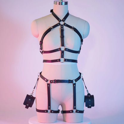 Leather Harness Set | "OnlyFriends" | | OnlyFriends | IntimateWear New Arrival Sale