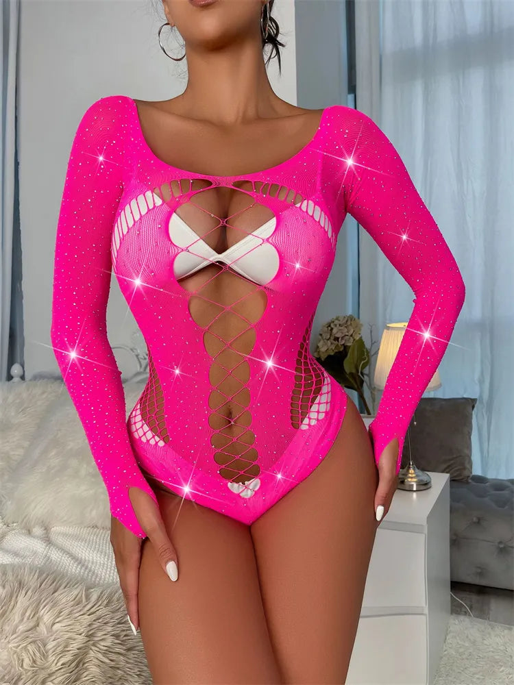 Glitter Bodysuit | "OnlyFriends" | | OnlyFriends | Lingerie Set New Arrival